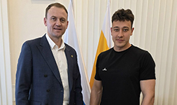 Встреча министра спорта Рязанской области и Захара Петрова