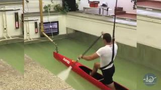 Canoe Sprint pool training with Legends HD