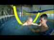 Misha in swim pool