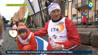 Каналы Петербурга покорили серферы